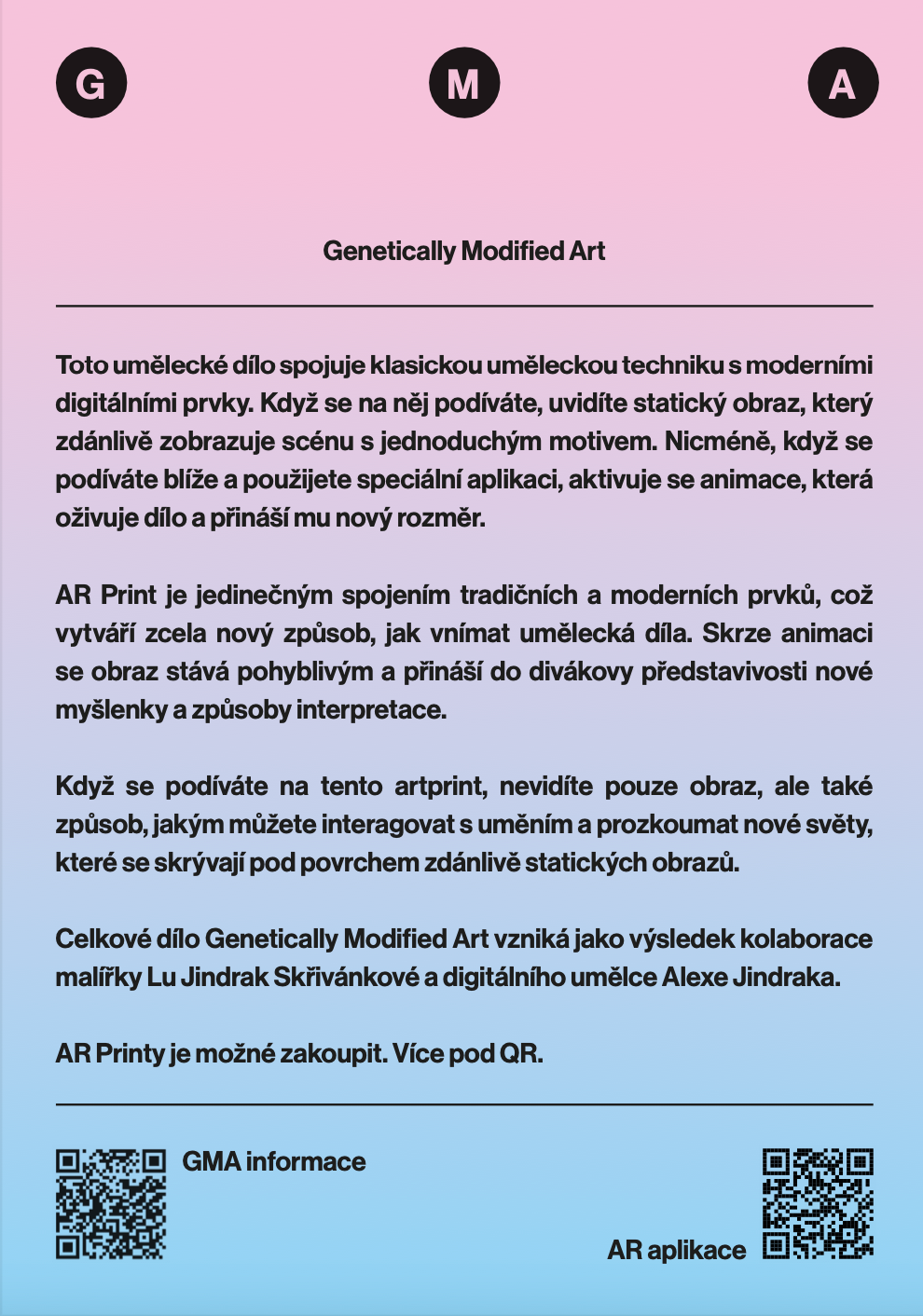 Lucie J. Skřivánková / Alex Jindrák - AR print 202204 #1/5