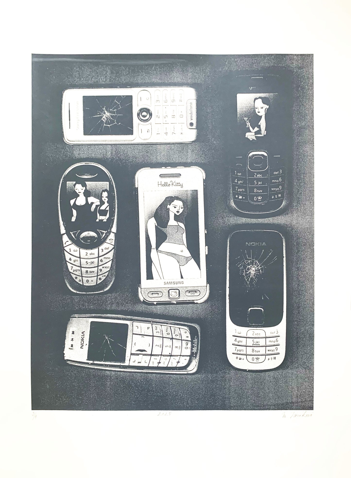 Mobile Phones (šedá)