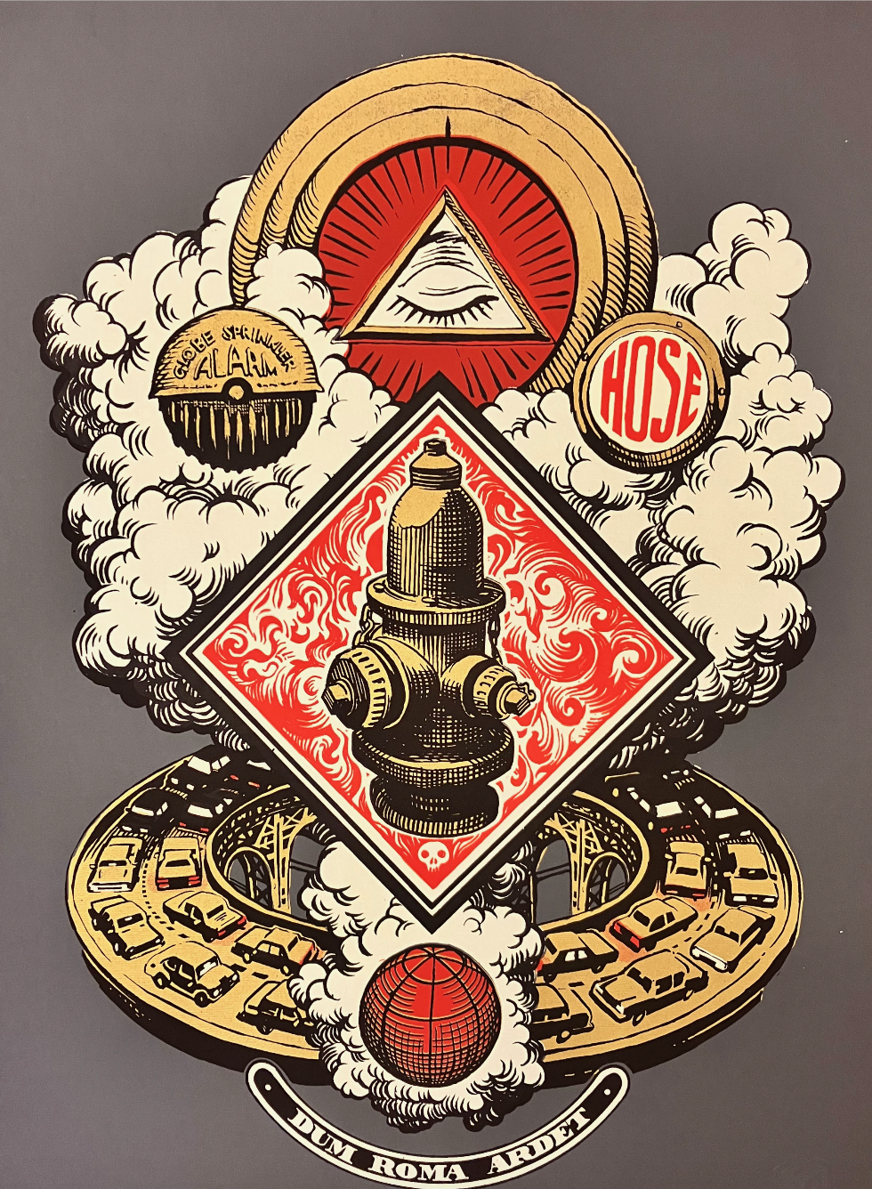 Hza Bažant - Dum Roma Ardet (šedá varianta)